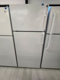 White Top-Freezer Refrigerator!!!
