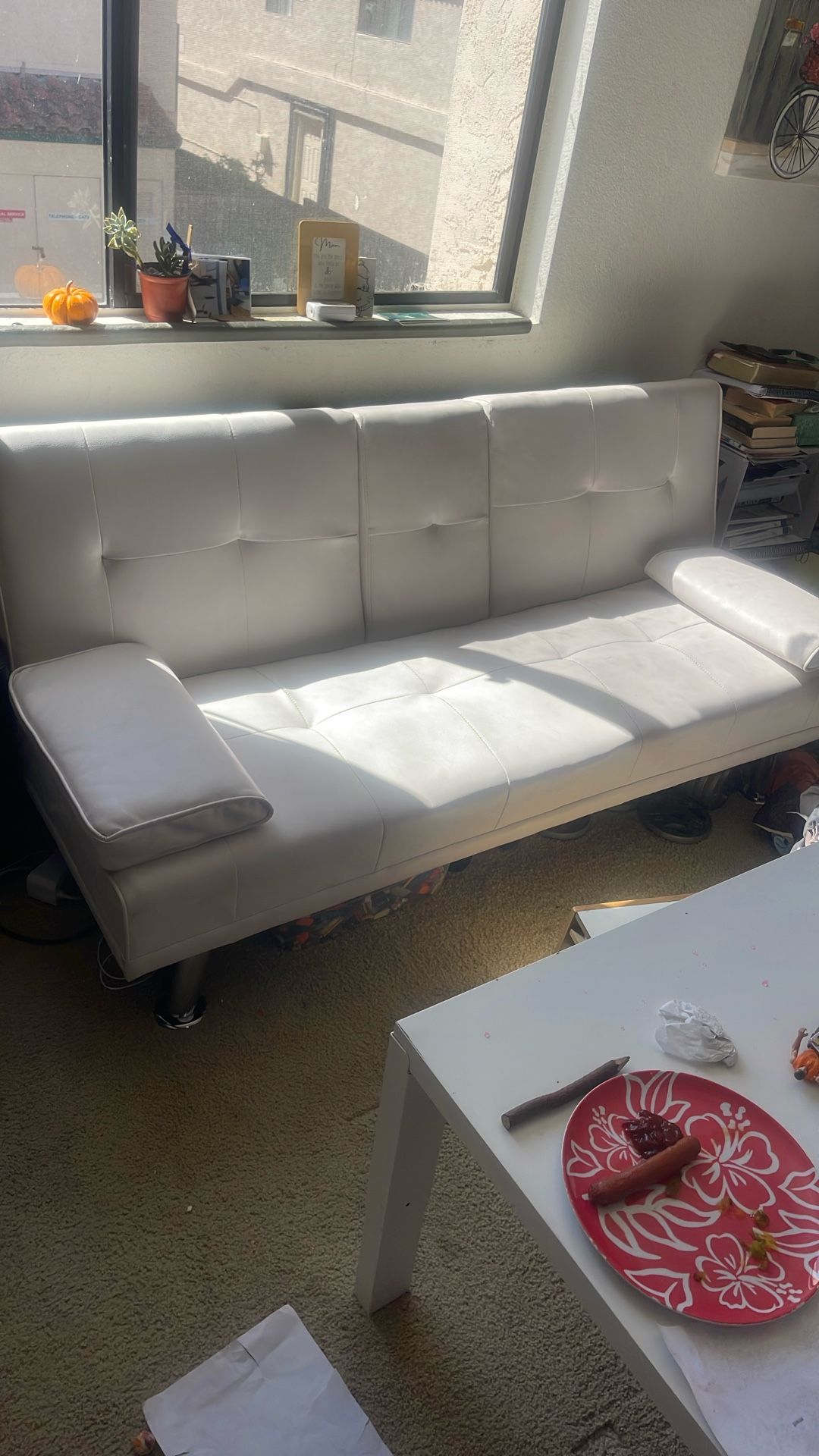 White Futon