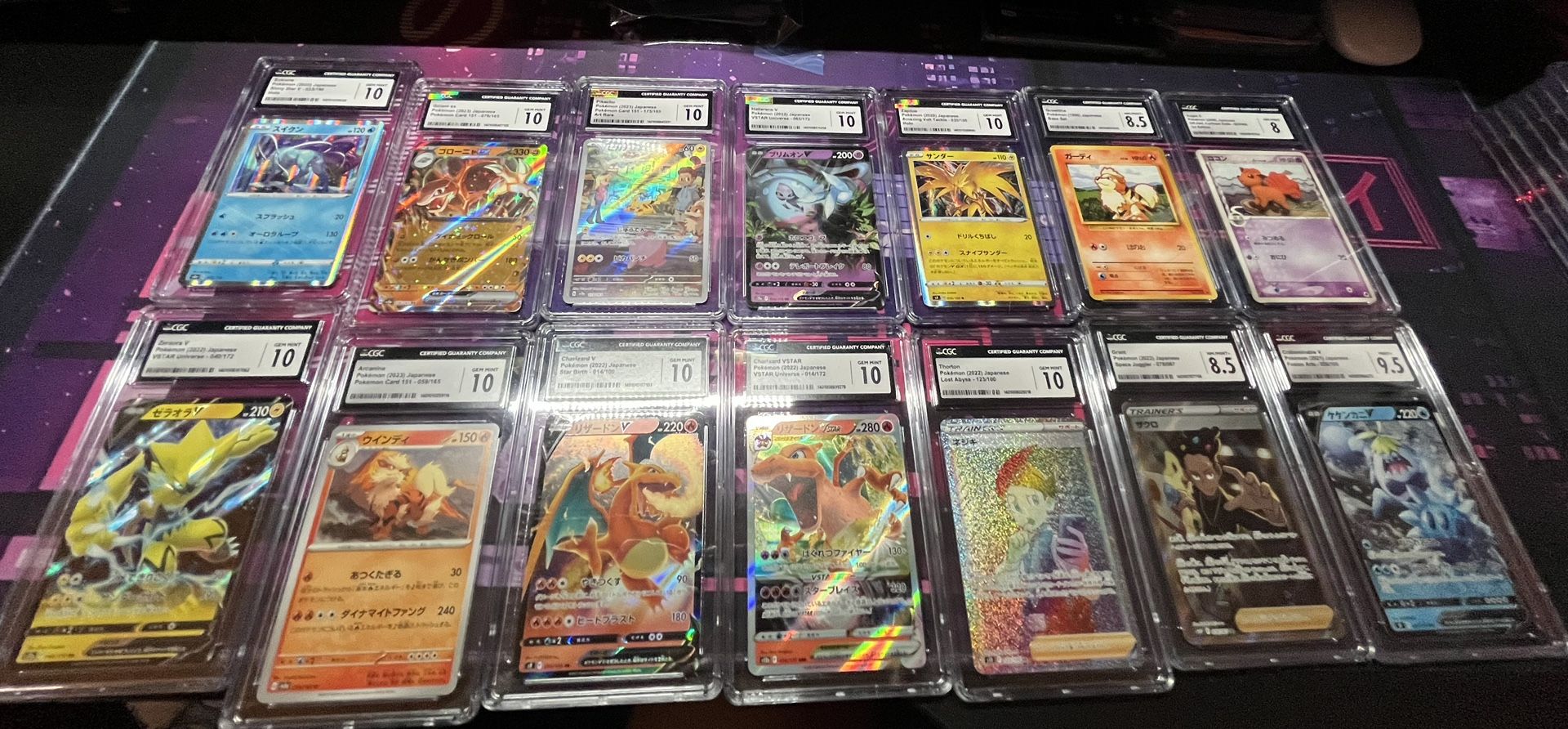 Pokemon Japanese CGG Graded Cards