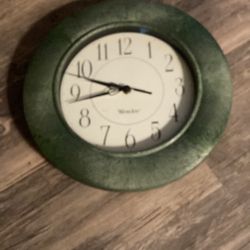 Greenish clock