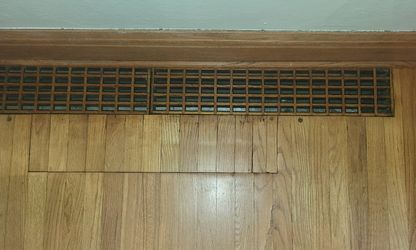 Oak Wood Floor Register Vent Covers, 30 x 8 in