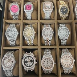 VVS Moissanite Watches Pass Tester