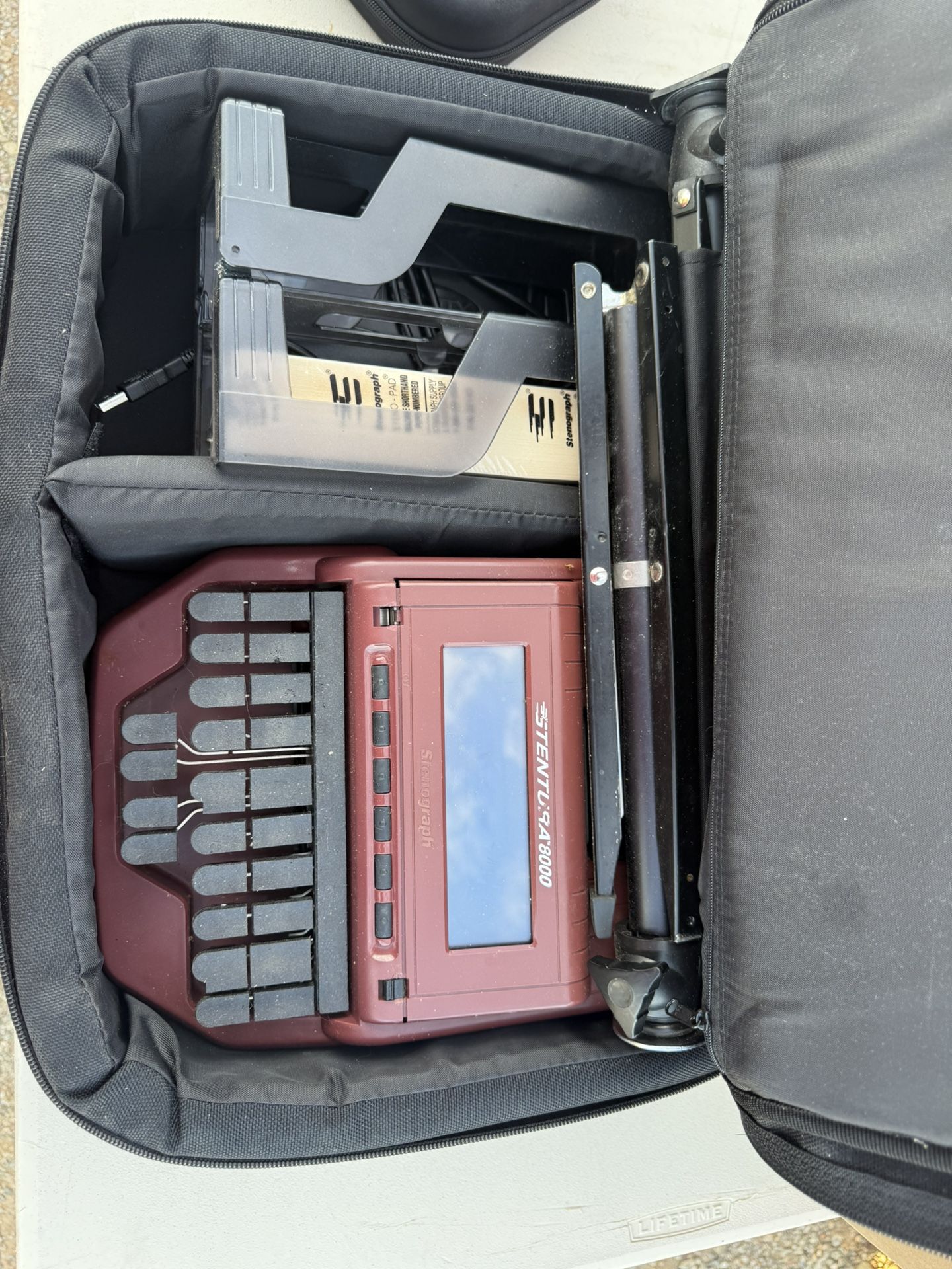 Stenyura 8000 Stenography Writer Complete With Case Stand Etc