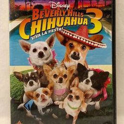 Beverly Hills Chihuahua 3 Viva La Fiesta DVD family movie rated G