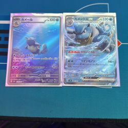 Wartortle And Blastoise EX 