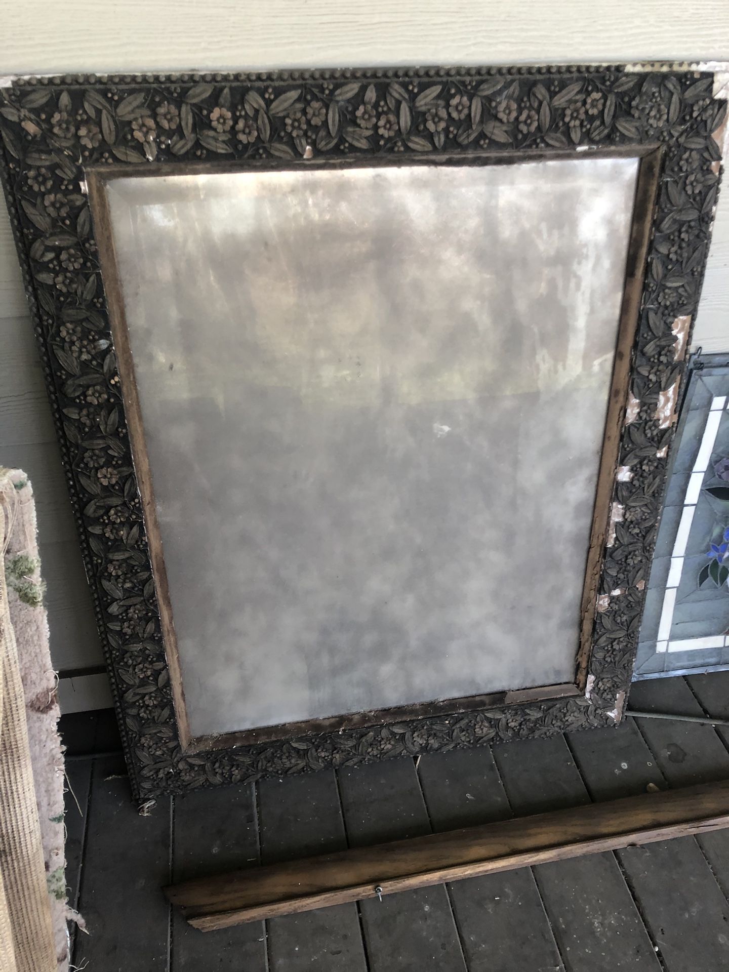 Large Antique Mirror 