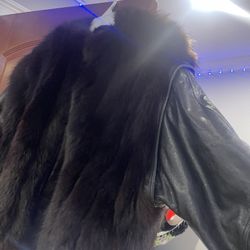 Real Fox Fur Coat