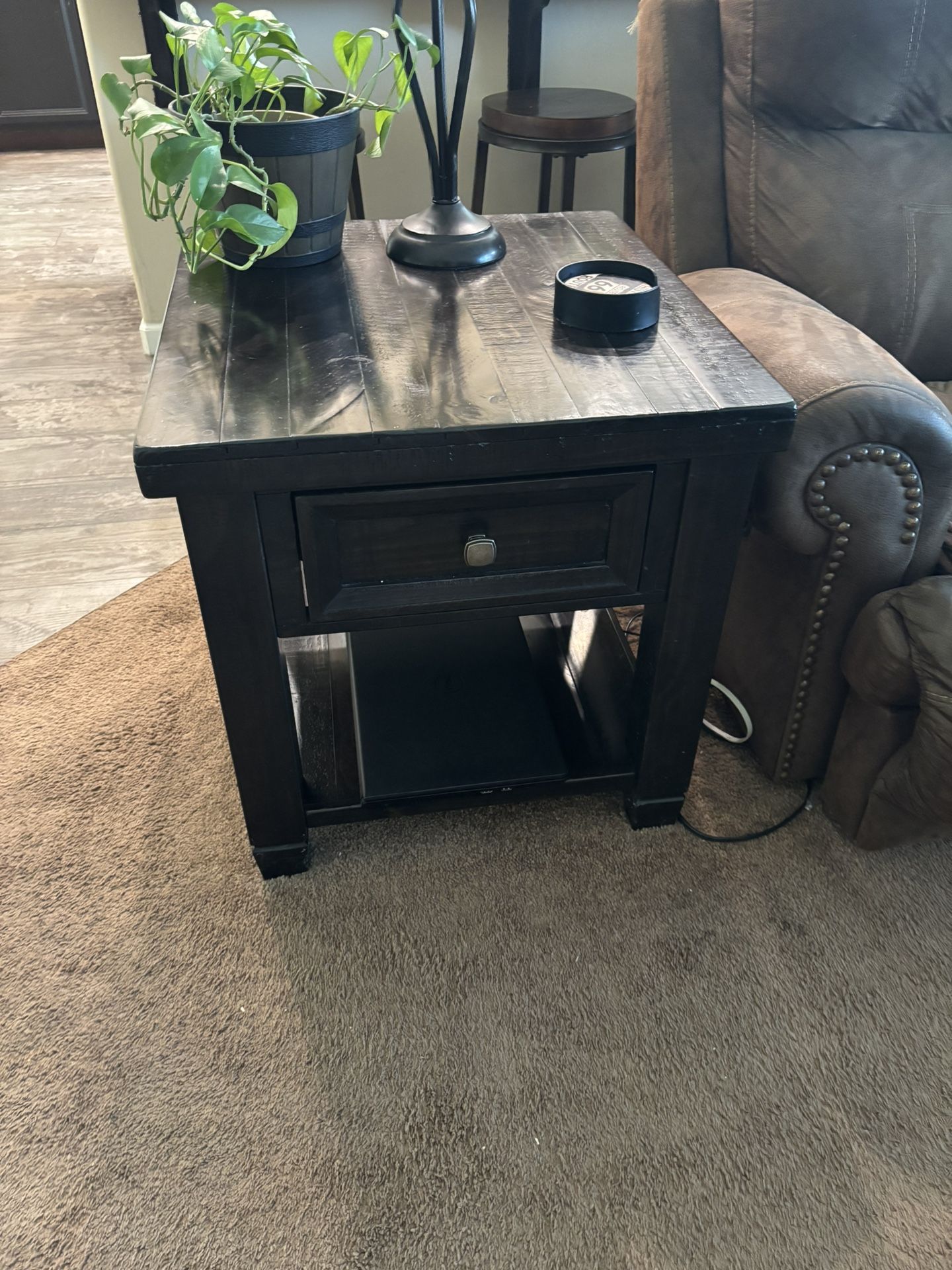 Coffee And Two End Tables . Set Of Three