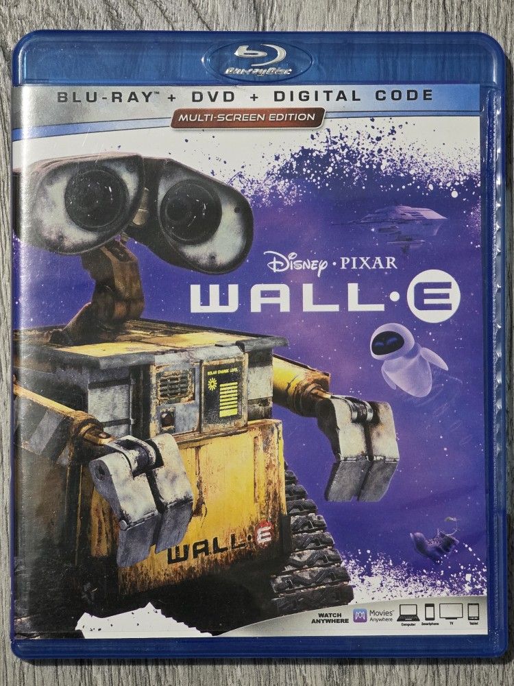 WALL E BLU-RAY DVD 