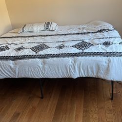 Queen Bed Frame With Mattress