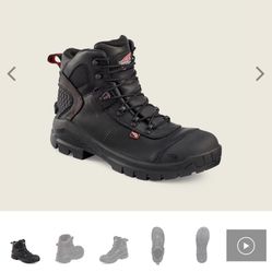 SIZE RED WING THE CRV WATERPROOF LEATHER SAFETY TOE BOOTS BRAND NEW