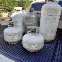 Propane Tanks All Empty 