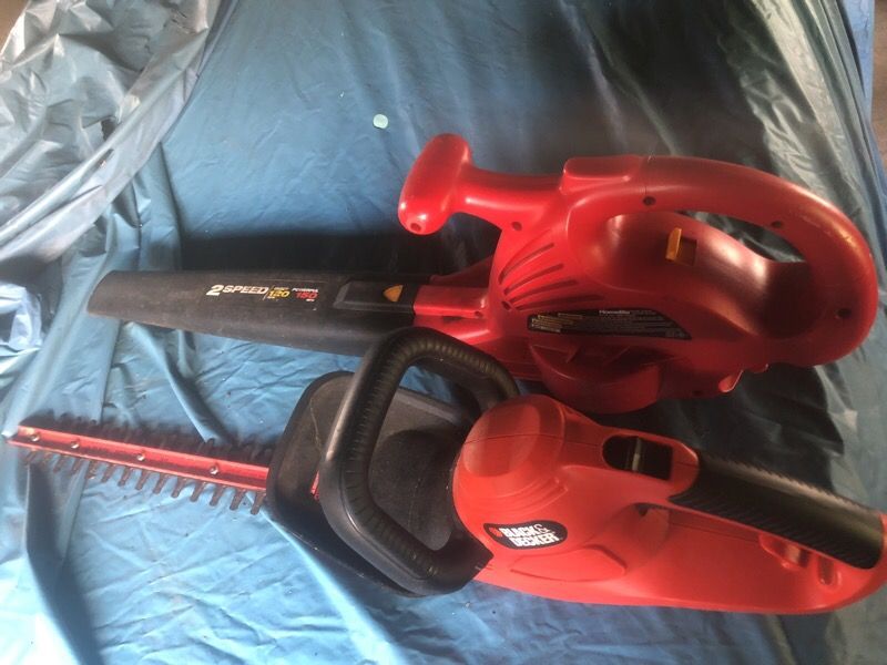 Hedge cutter and leaf blower ELECTRIC