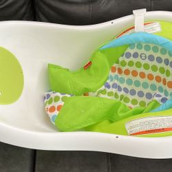Baby Bathtub with Removable Support Sling