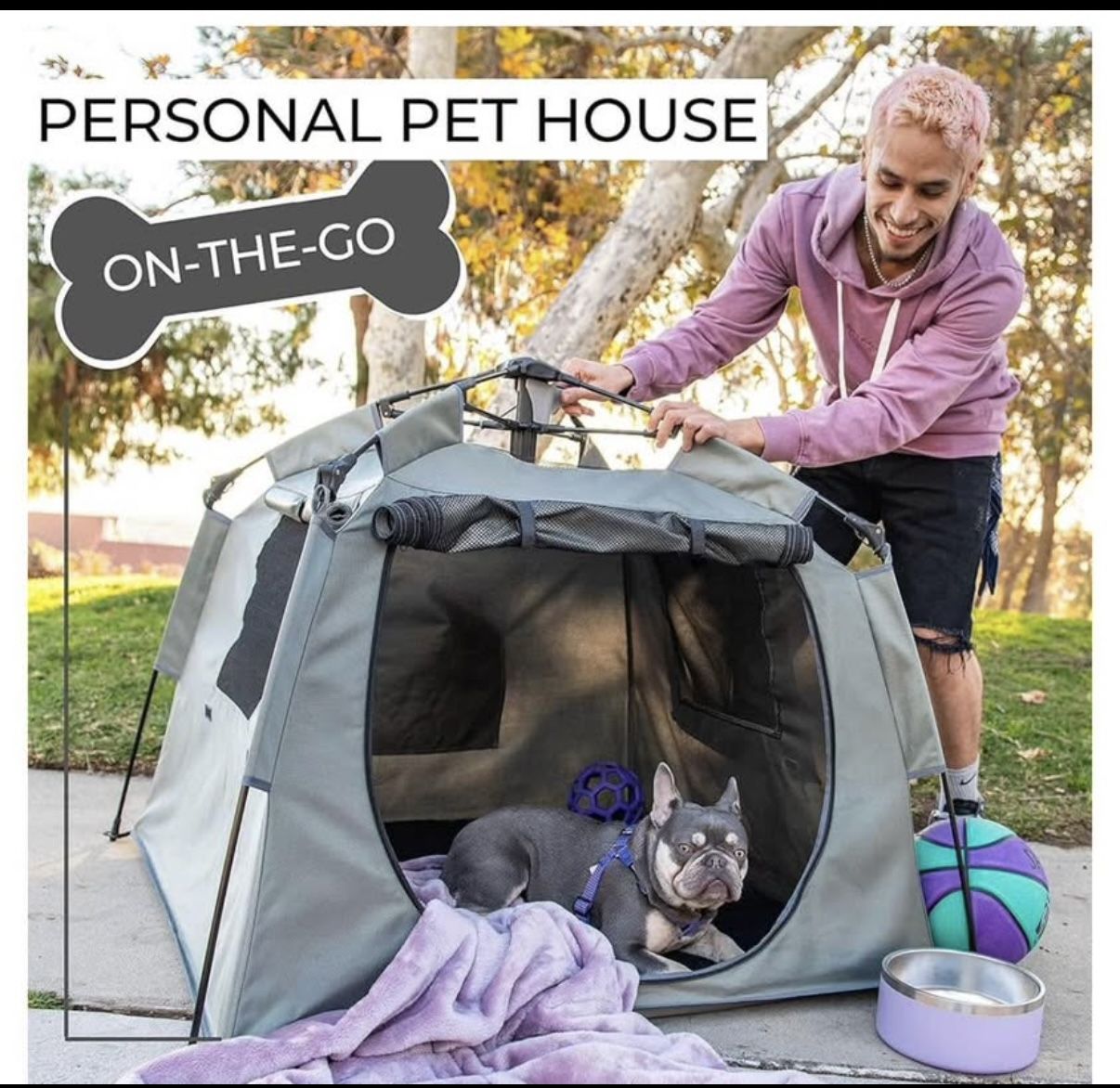 Pop N Go California Beach Co. Pet Tent