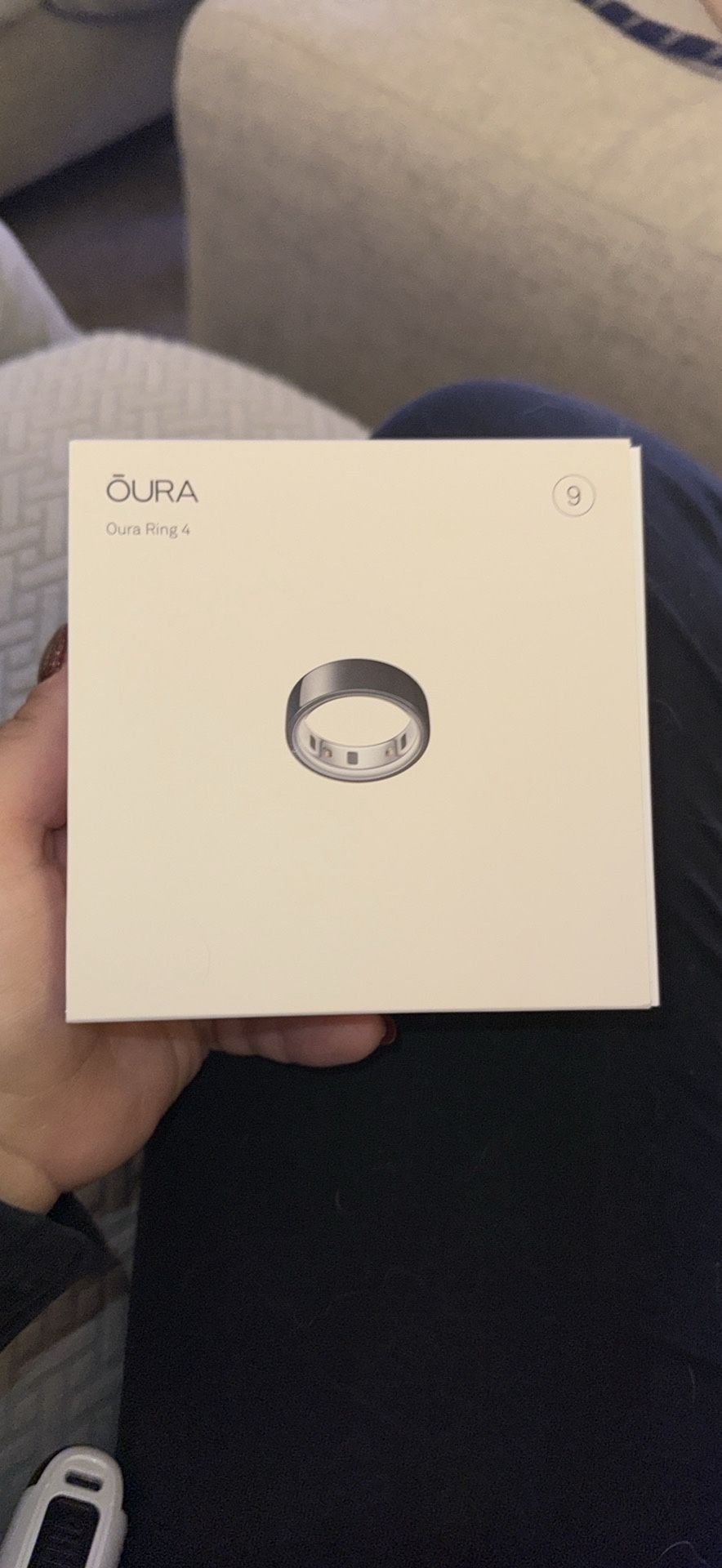 ōura ring - size 9 - black