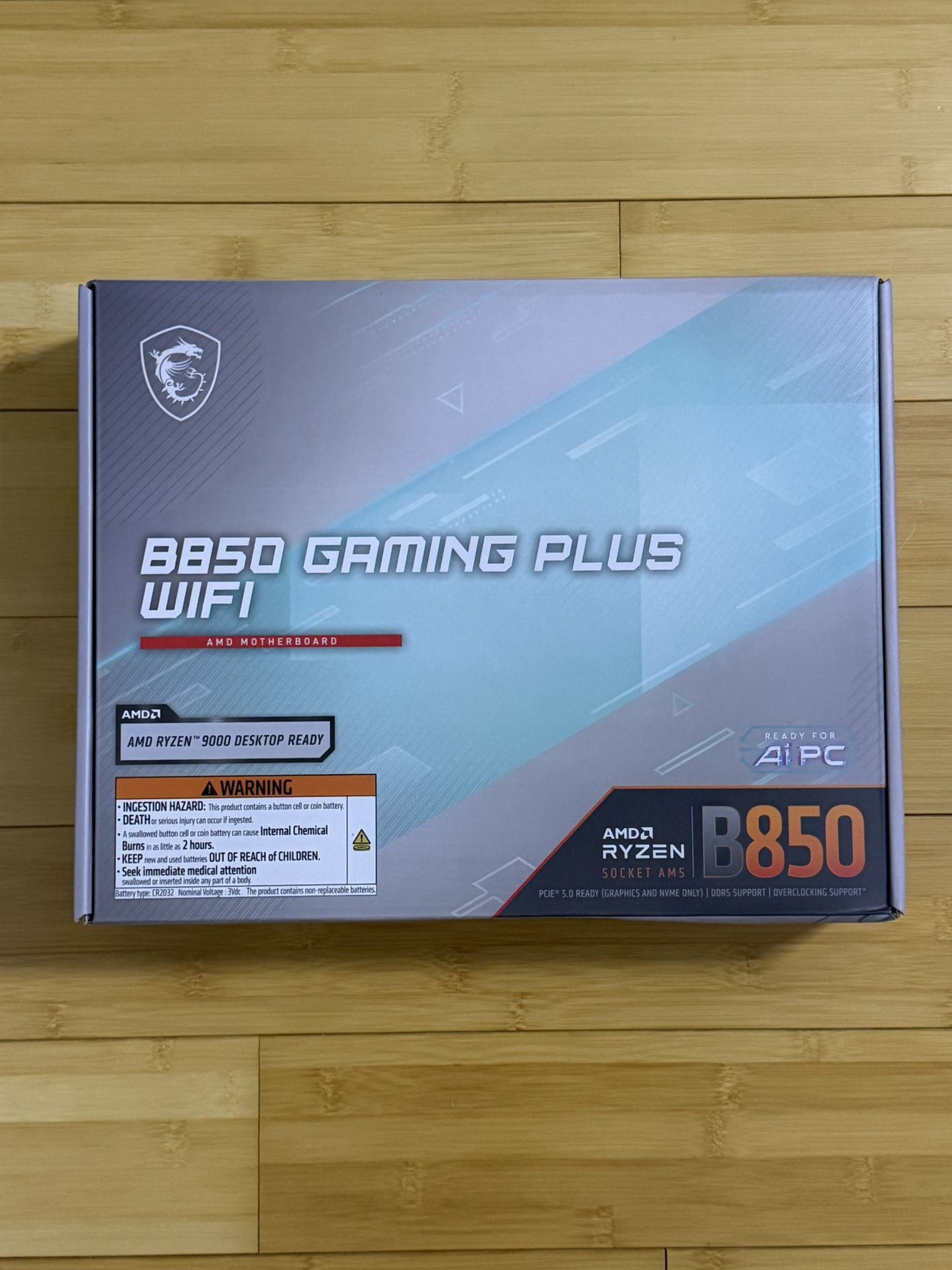 MSI B850 GAMING Plus Motherboard