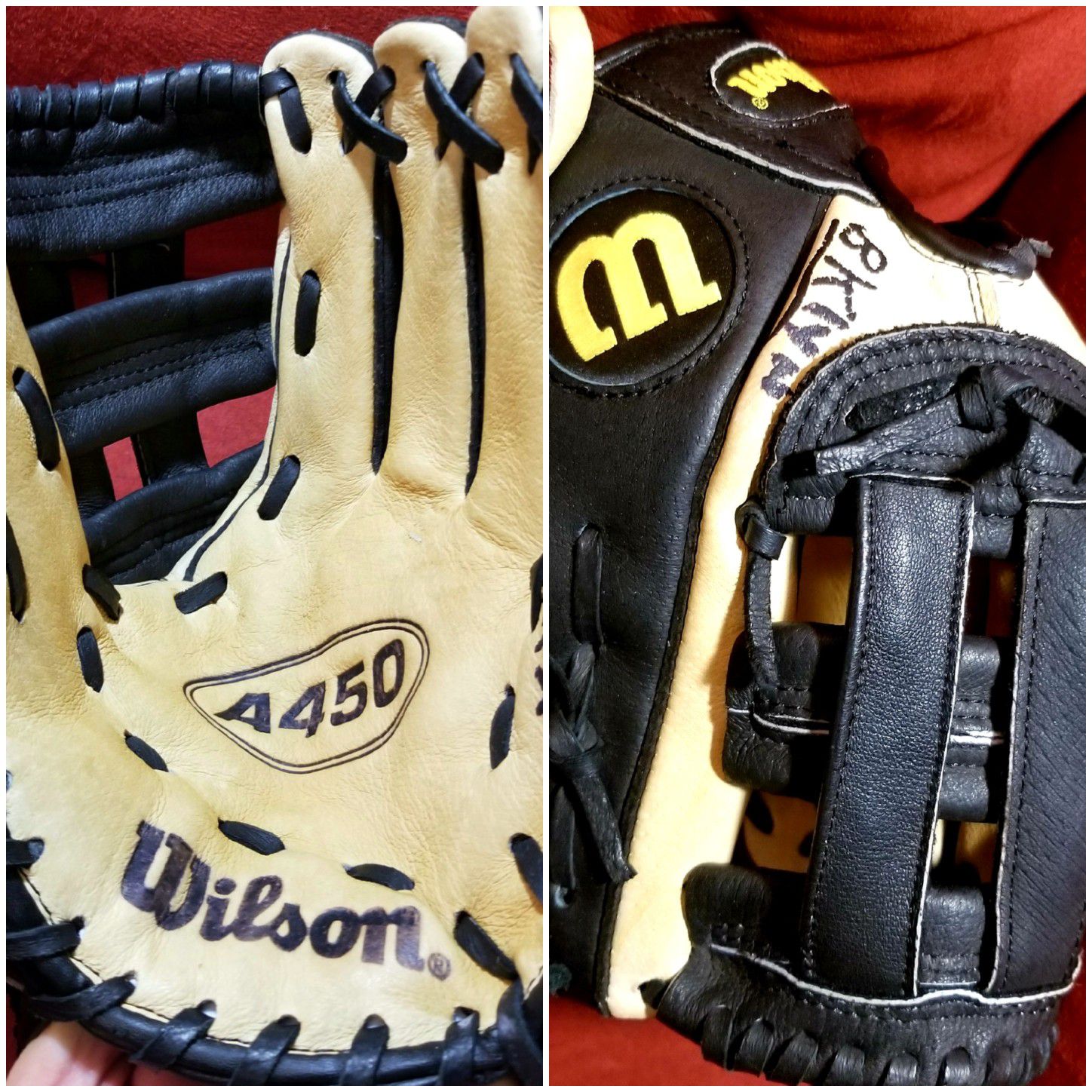 11" Wilson A450 baseball glove for right handed thrower