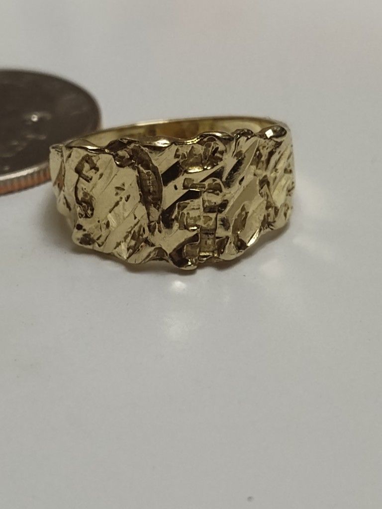 10k Vintage Nugget Ring