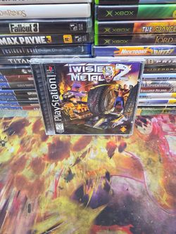 Twisted Metal 2 CIB Black Label Sony PlayStation 1 PS1 Tested Working