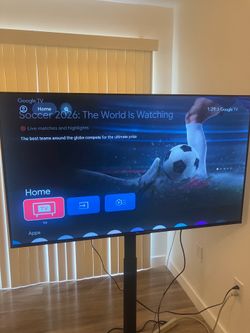 TCL 55" Smart Google TV w/ tv mount