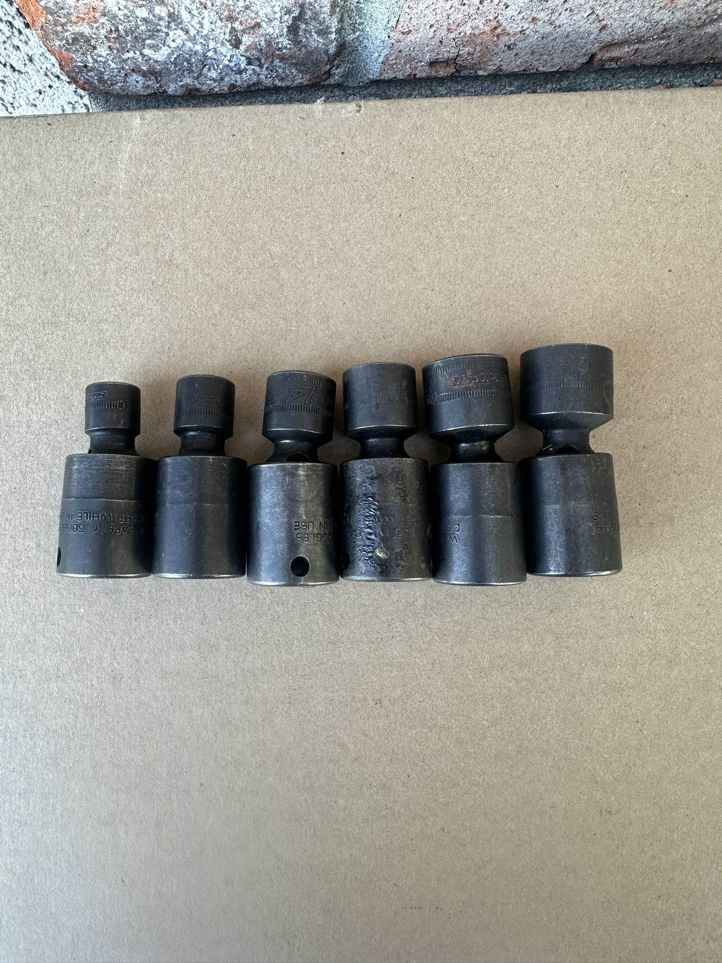 Snap On 3/8 Swivel Sockets