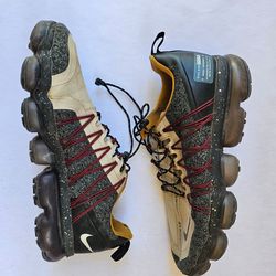 Nike Air VaporMax Run Utility Desert One AQ8810-200 Sneaker Lace Up Low Top