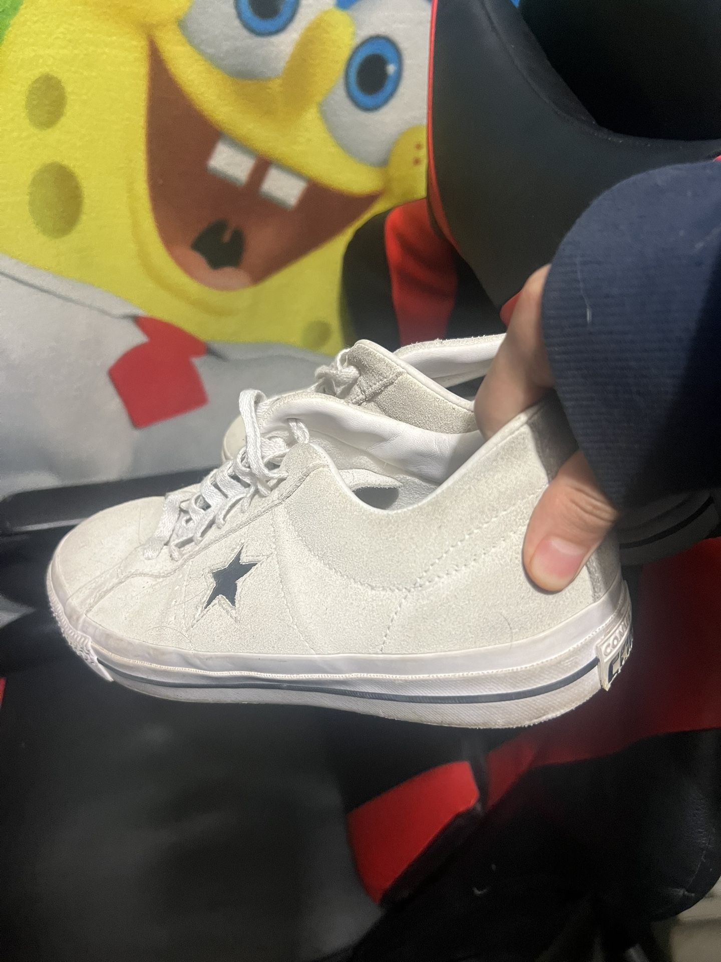 White size 10.5 converse