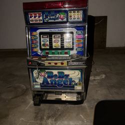 Vintage Baby Angel Japanese Slot Machine - Real Casino Style - Works, Great Project