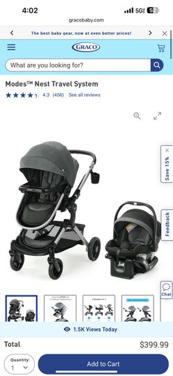 Almost New stroller And Car Seat
