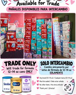 Exchange for formula only   am also buy formula