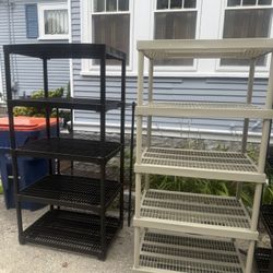 5 Teir plastic Shelf 