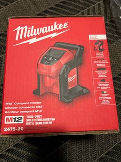 Milwaukee Electric Tools 2475-20 M12 Compact Inflator