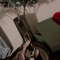 Marmont Leather GG Block -heel 