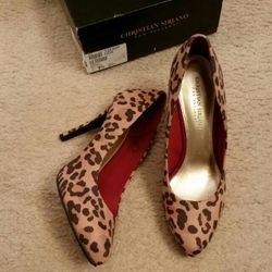 Storage Clean Out - Christian Siriano Animal Print Pumps, Size 9
