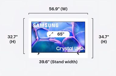 NEW IN SEALED BOX 65" SAMSUNG TV