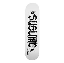 Supreme by Chaz Skateboard Deck White