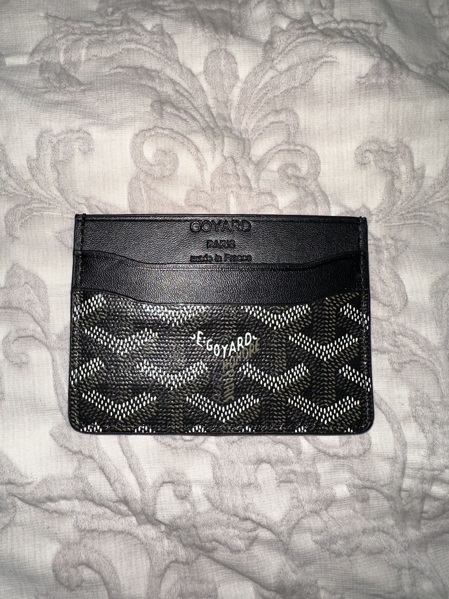 Black Goyard Cardholder Wallet