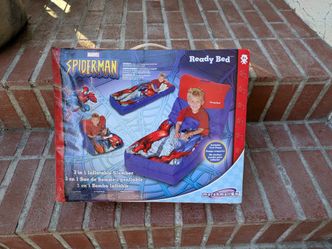 Marvel Spider-Man Kids Inflatable Ready Bed! 