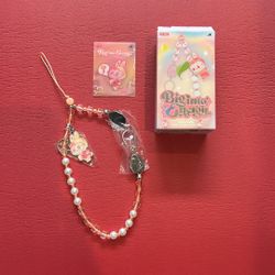 Labubu Phone Charms Wristlet.  Happiness, Hope, Love And Loyalty Are Still Available.  Opened, Never Used.