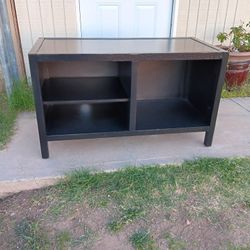 Black TV Stand Table 24"H 48" W  20"D