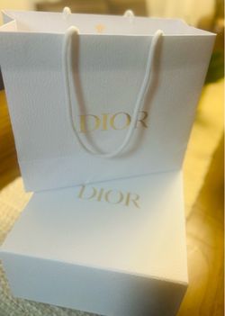 DIOR gift box and bag