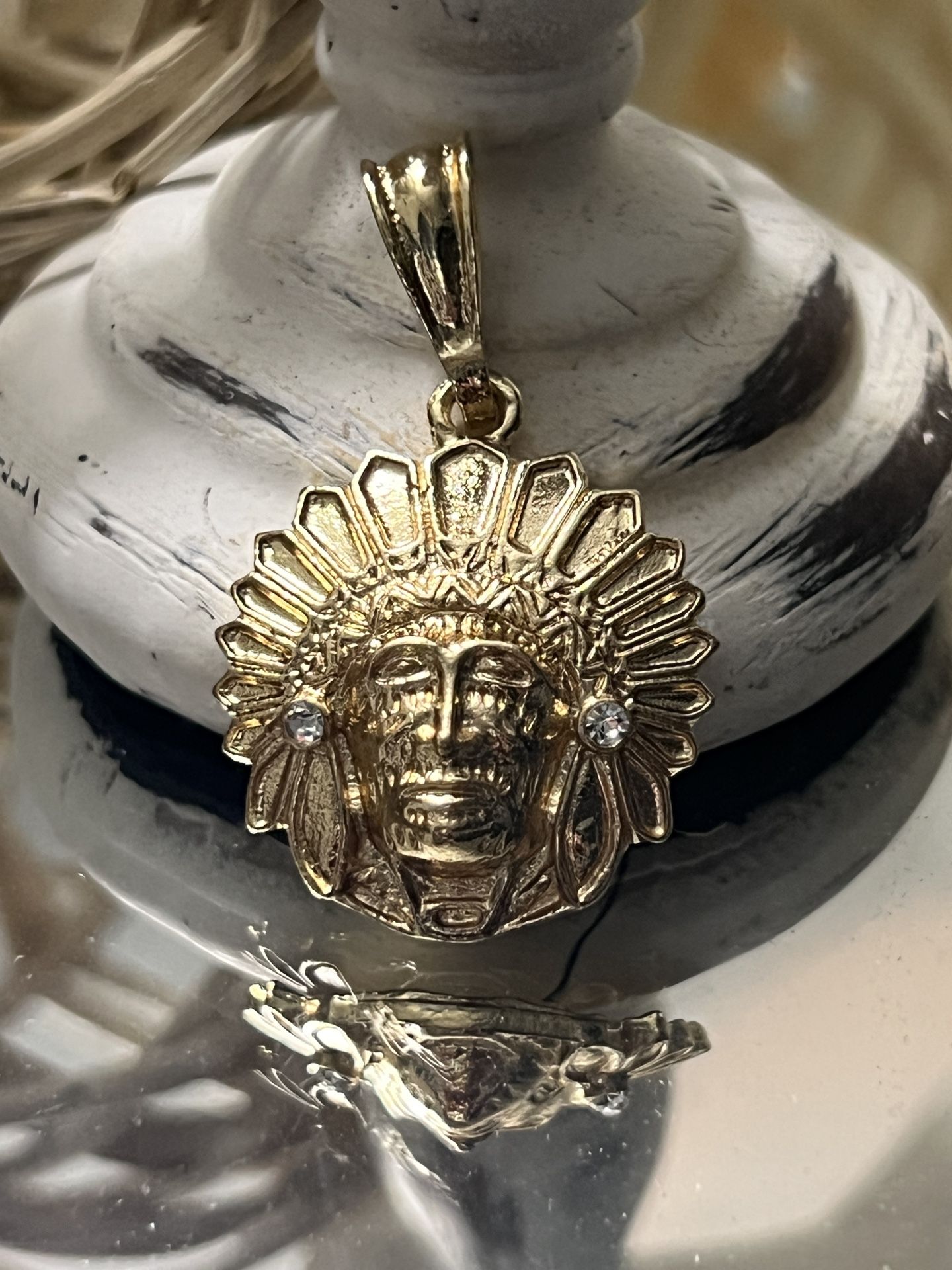 Indian Gold Plated Pendant