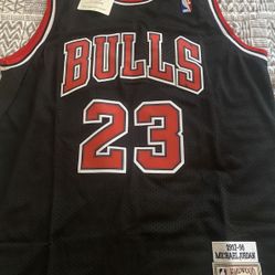 Michael Jordan Black And Red Split Bulls Jersey!!! for Sale in Indn Riv  Shrs, FL - OfferUp