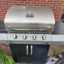 Grill And Propane Tank