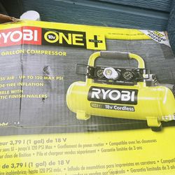 Ryobi One Air Compressor Brand New