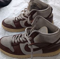 Nike Dunk High Brown and Grey Sneakers size 11 men's