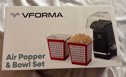 VForma air popper and bowl set