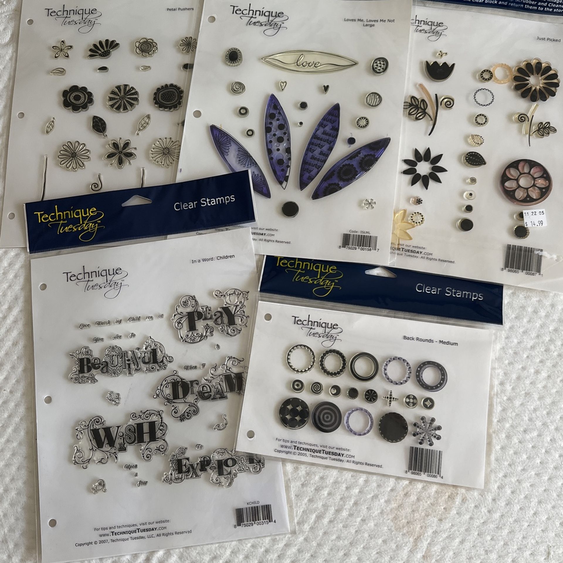 Scrapbook Card Making Stamps