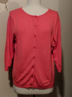 cardigan sweater 3/4 Sleeve 1X Nwt